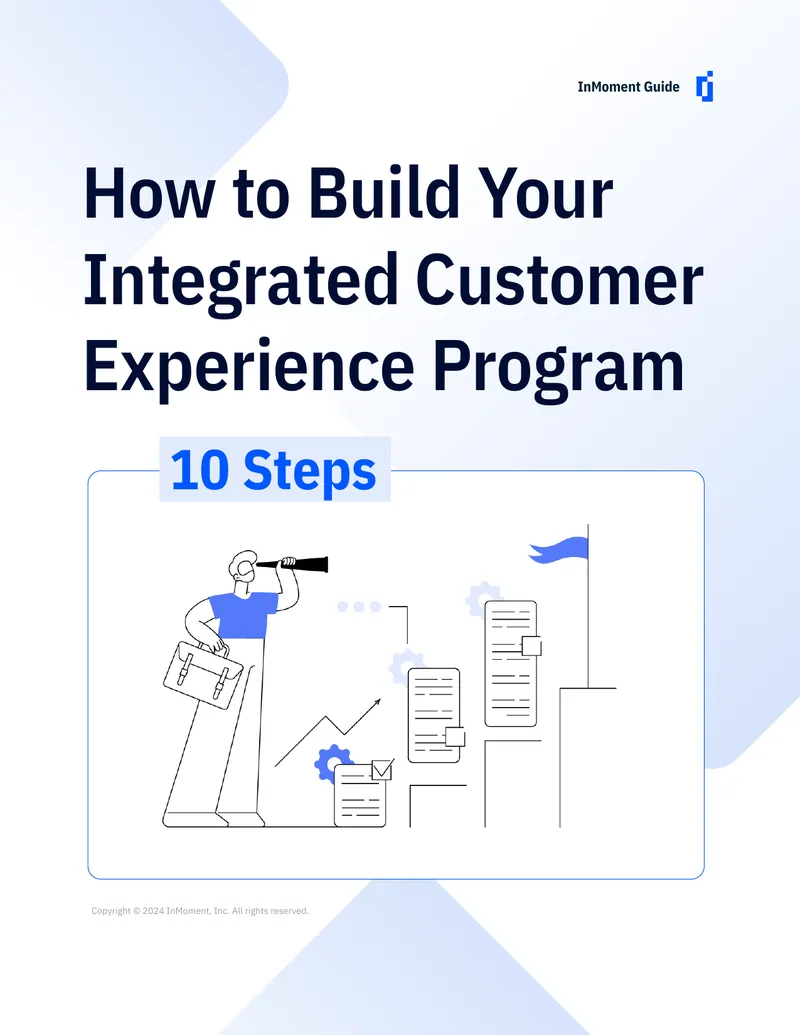 Integrated Customer Experience Program Development Guide