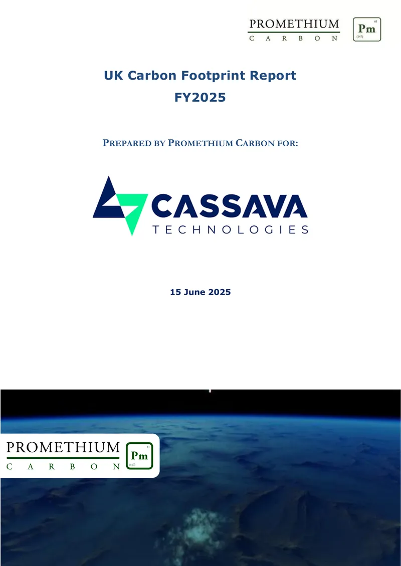 UK Carbon Footprint Report FY2025