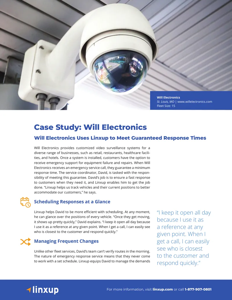 Will Electronics Case Study on Linxup Implementation