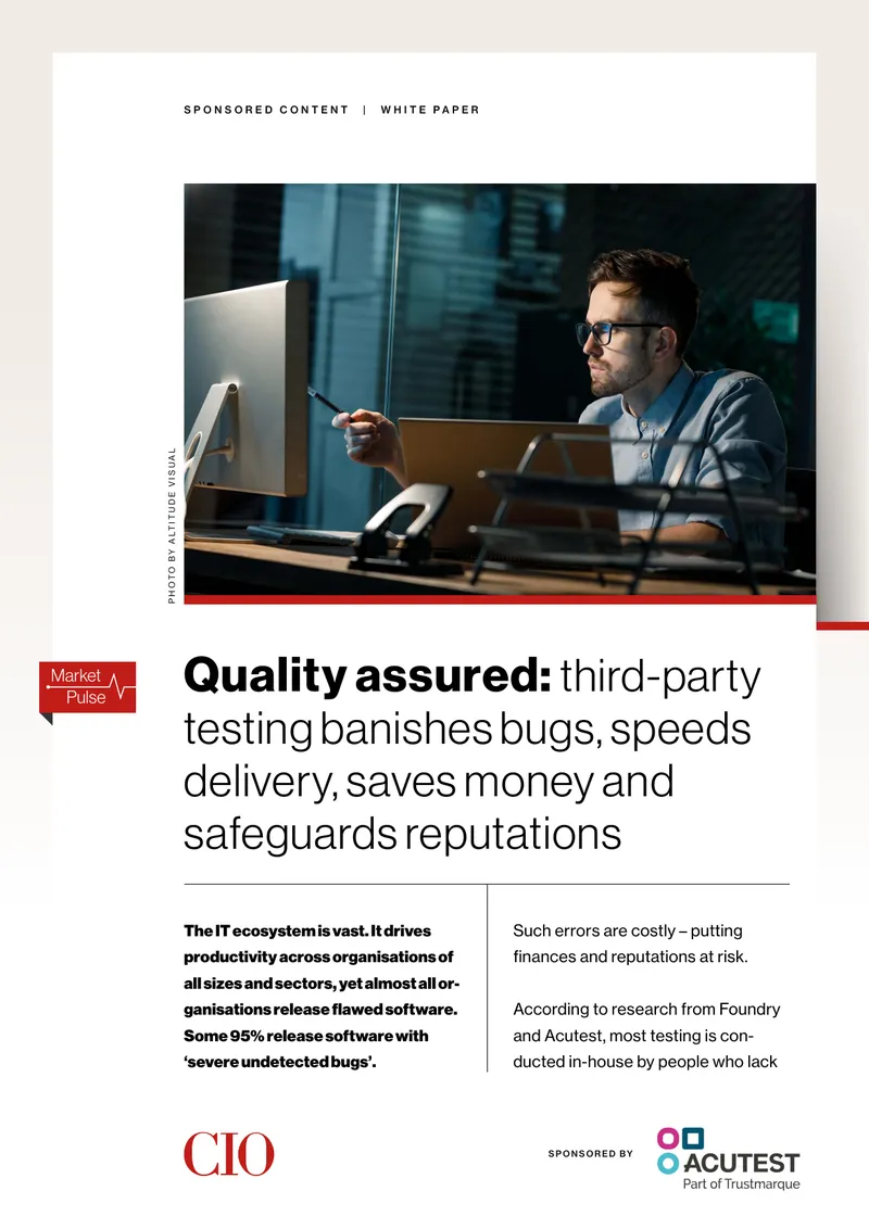 State of Software Testing and Third-Party Support