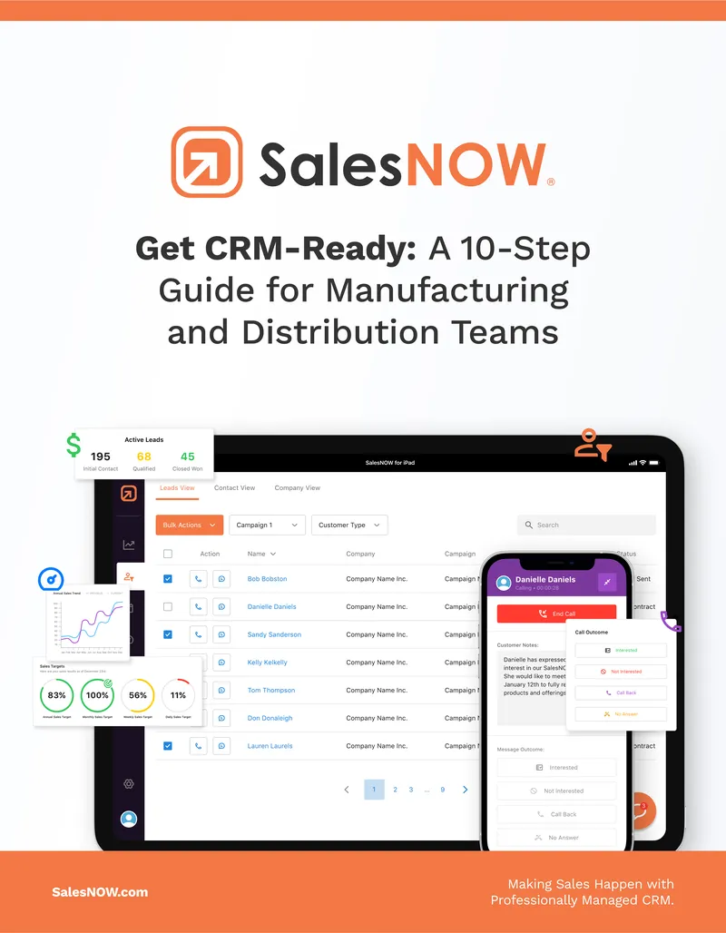 Get CRM-Ready: A 10-Step Guide for Manufacturing and Distribution Teams