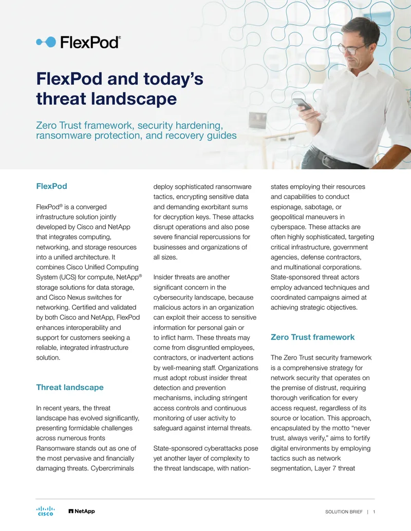 FlexPod Security Hardening and Ransomware Protection Guide