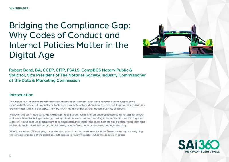 Bridging the Compliance Gap in the Digital Age