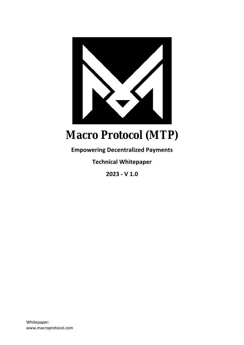 Macro Protocol Blockchain Payment Solution