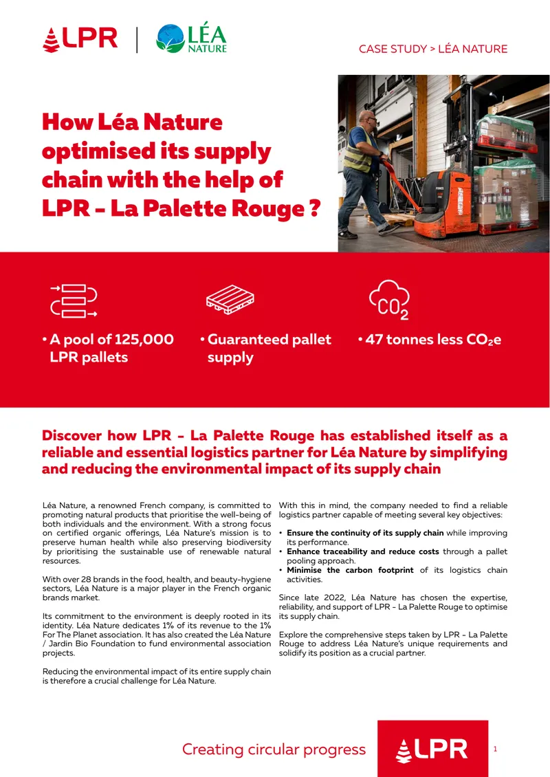 Léa Nature Supply Chain Optimization Case Study