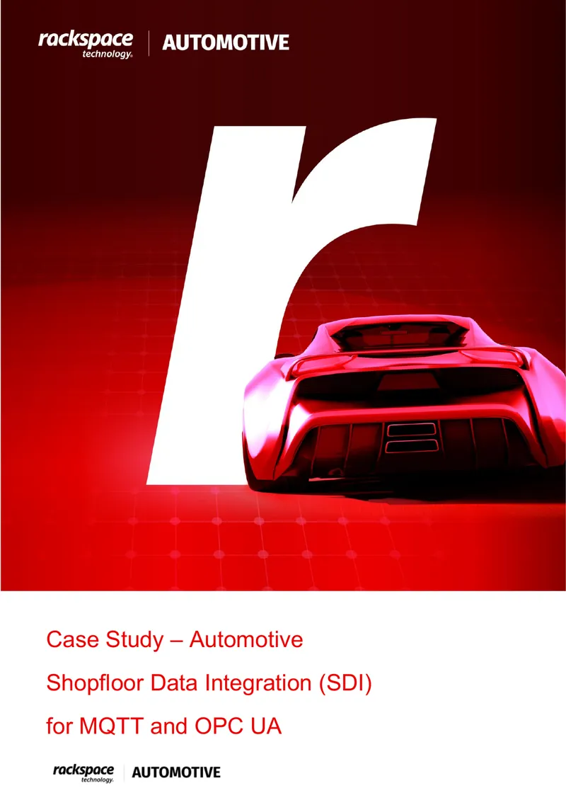 Shopfloor Data Integration for Automotive Manufacturing