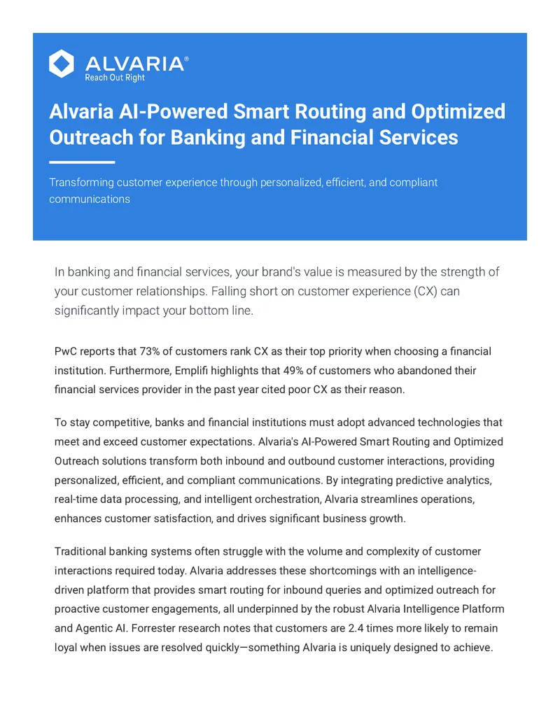 AI-Powered Smart Routing and Outreach in Banking