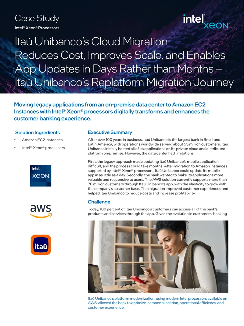 Itaú Unibanco Cloud Migration Case Study