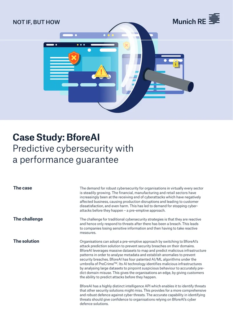 BforeAI Predictive Cybersecurity Case Study