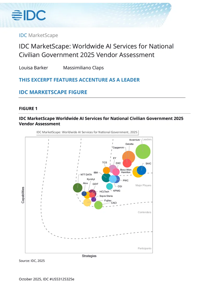 Worldwide AI Services for National Civilian Government 2025 Assessment