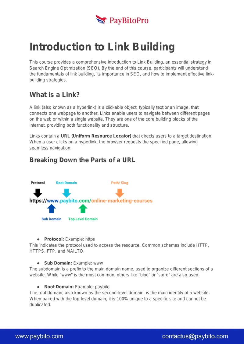 Introduction to Link Building for SEO