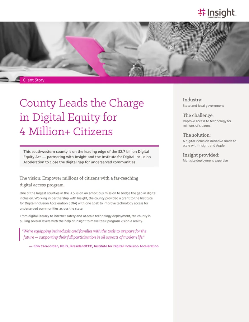 Digital Inclusion Initiative for Underserved Communities