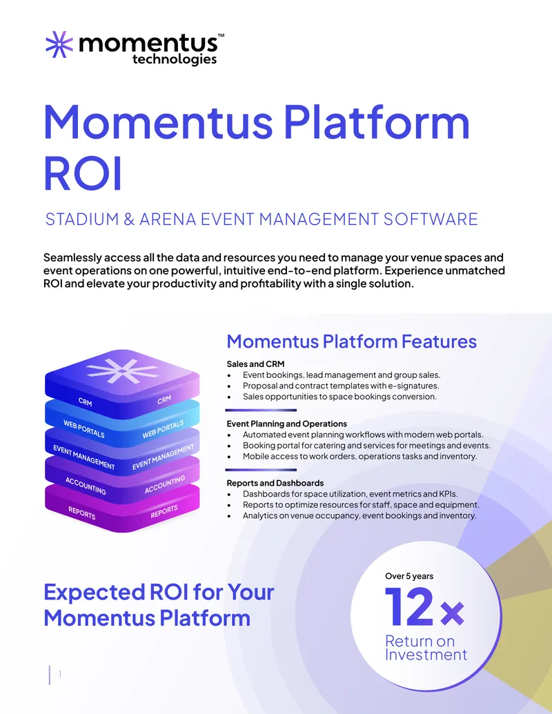 Stadium and Arena Event Management Software Overview