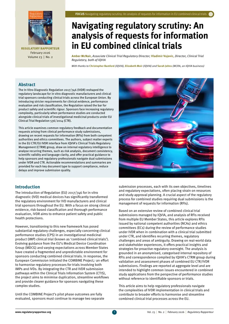 Navigating Regulatory Scrutiny in Combined Clinical Trials