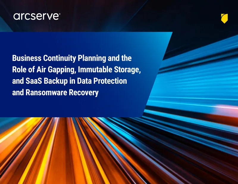 Business Continuity Planning with Air Gapping and Immutable Storage