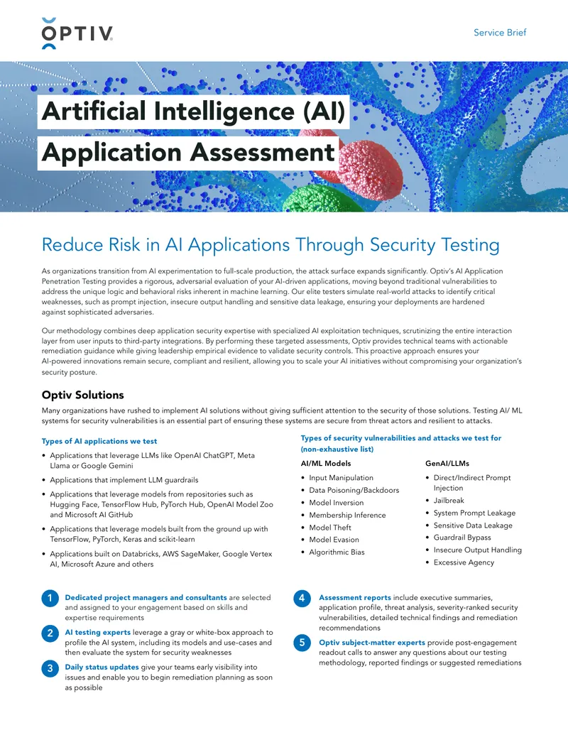 AI Application Penetration Testing Service Brief