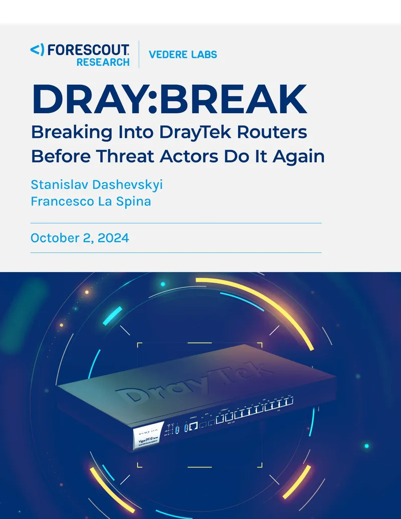 Analysis of Vulnerabilities in DrayTek Routers