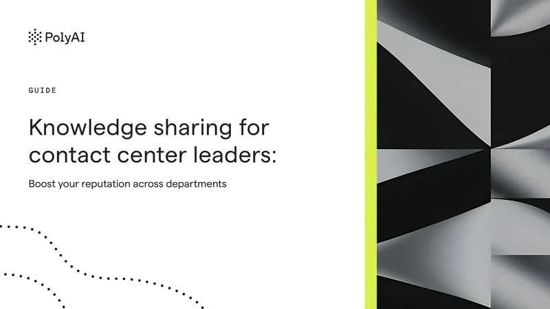 Knowledge Sharing for Contact Center Leaders