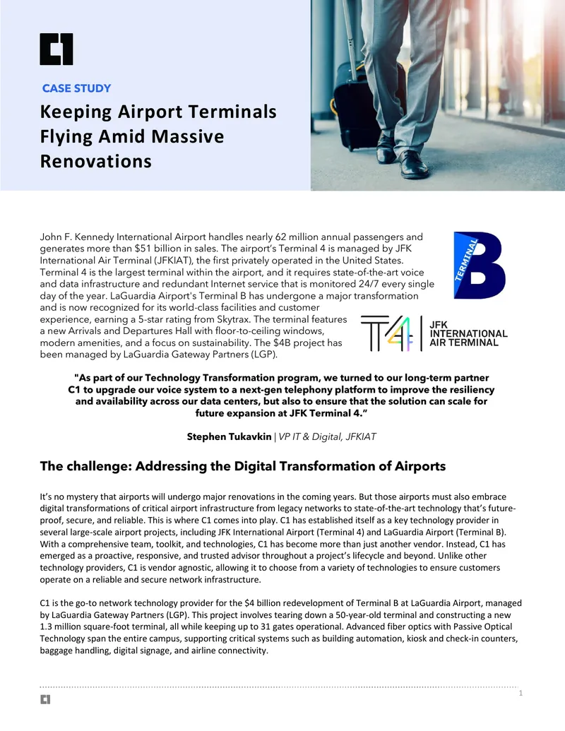 Innovative Technology Solutions for Airport Renovations