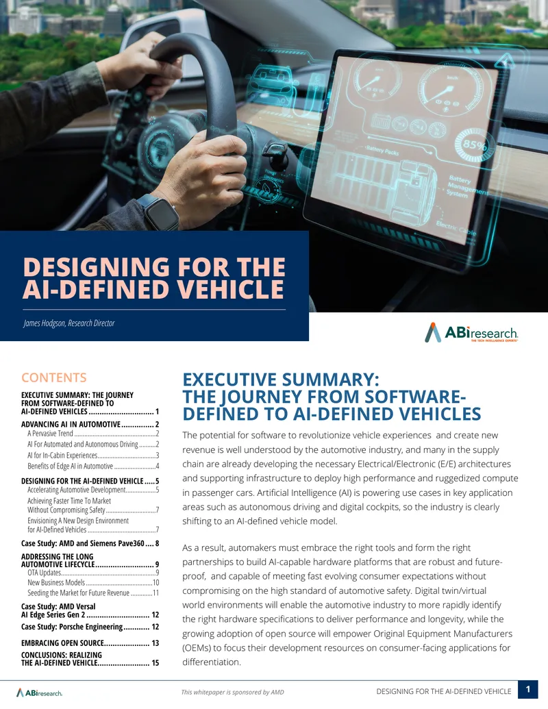 Designing for the AI-Defined Vehicle