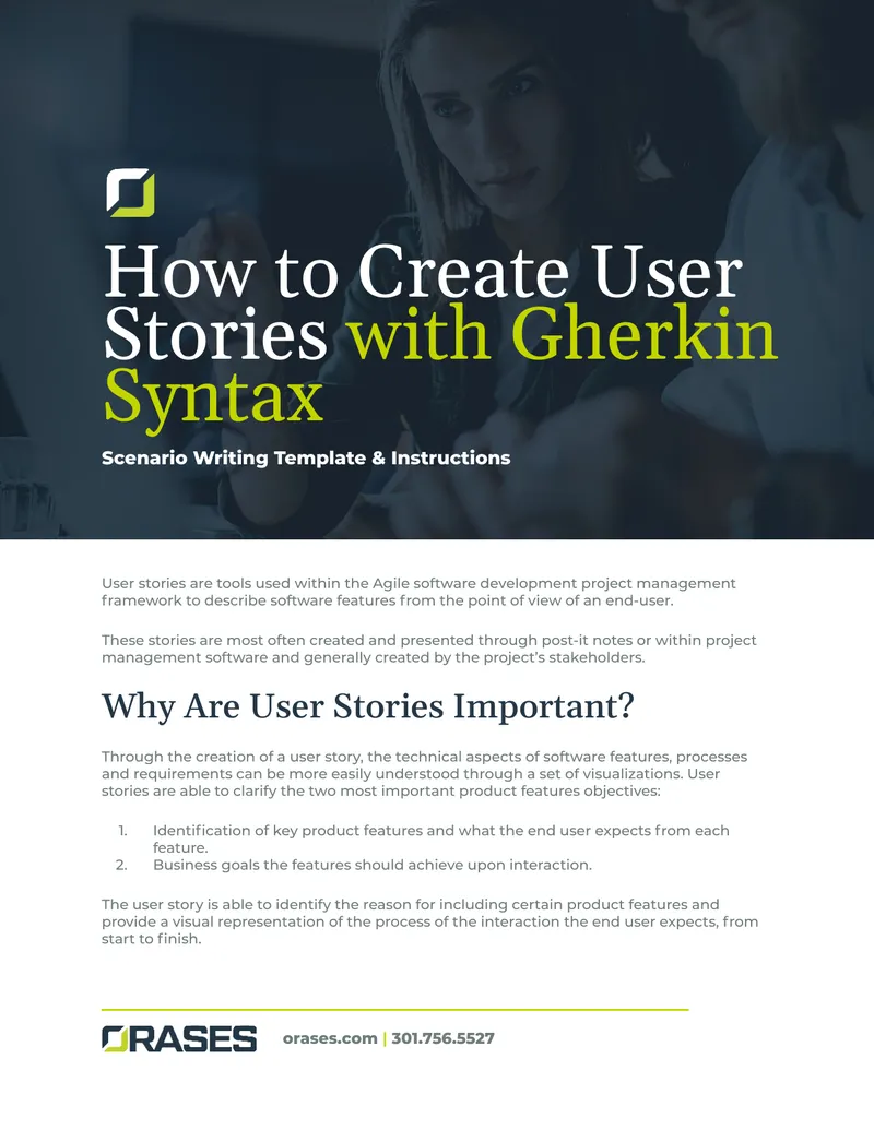 Creating User Stories with Gherkin Syntax