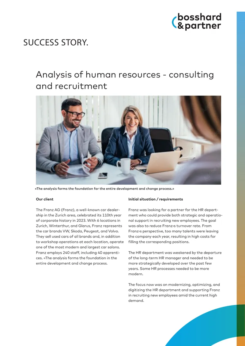 Human Resources Consulting and Recruitment Case Study