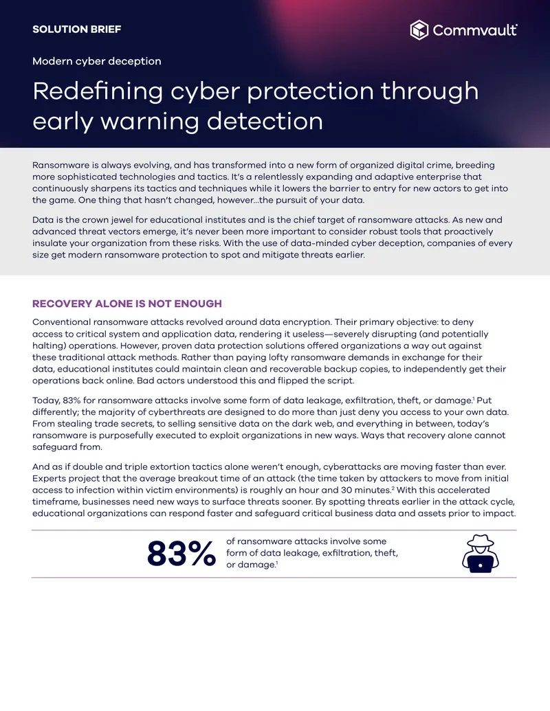 Modern Cyber Deception for Ransomware Protection