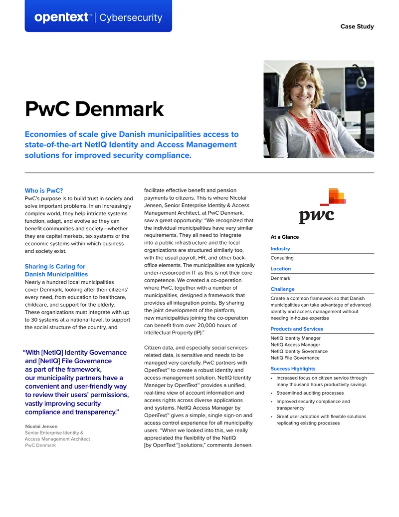 Identity and Access Management Framework for Danish Municipalities