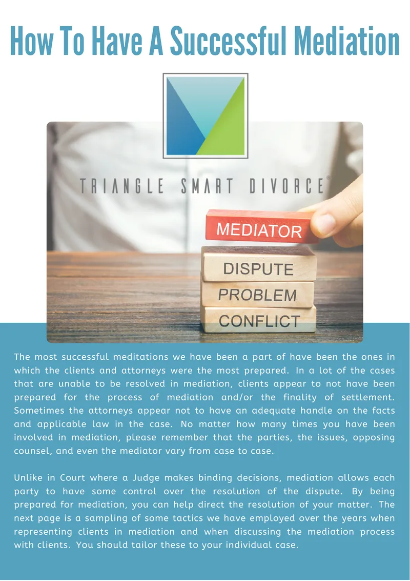 Successful Mediation Preparation Guide