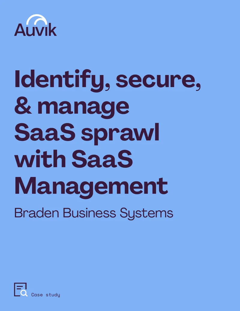 Braden Business Systems Auvik SaaS Management Case Study
