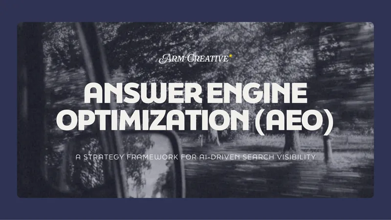 Answer Engine Optimization Strategy Framework