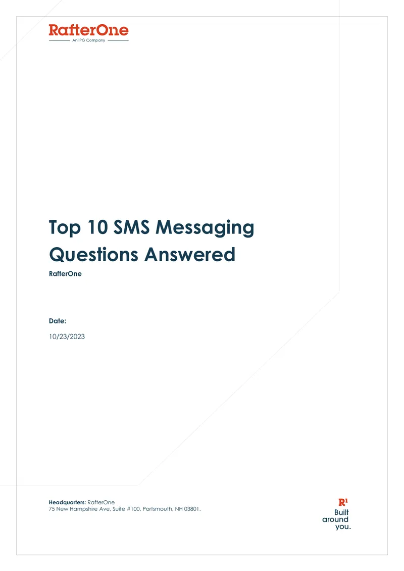 Top SMS Messaging Questions Answered
