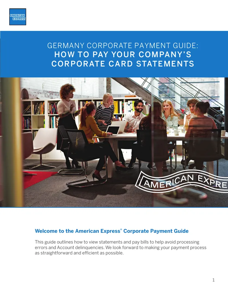 Germany Corporate Payment Guide for Corporate Cards