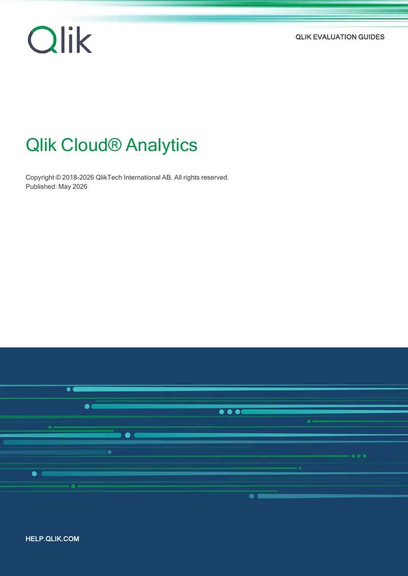 Qlik Cloud Analytics Evaluation Guide