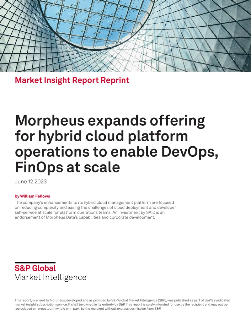 Market Insight Report on Morpheus Data Enhancements