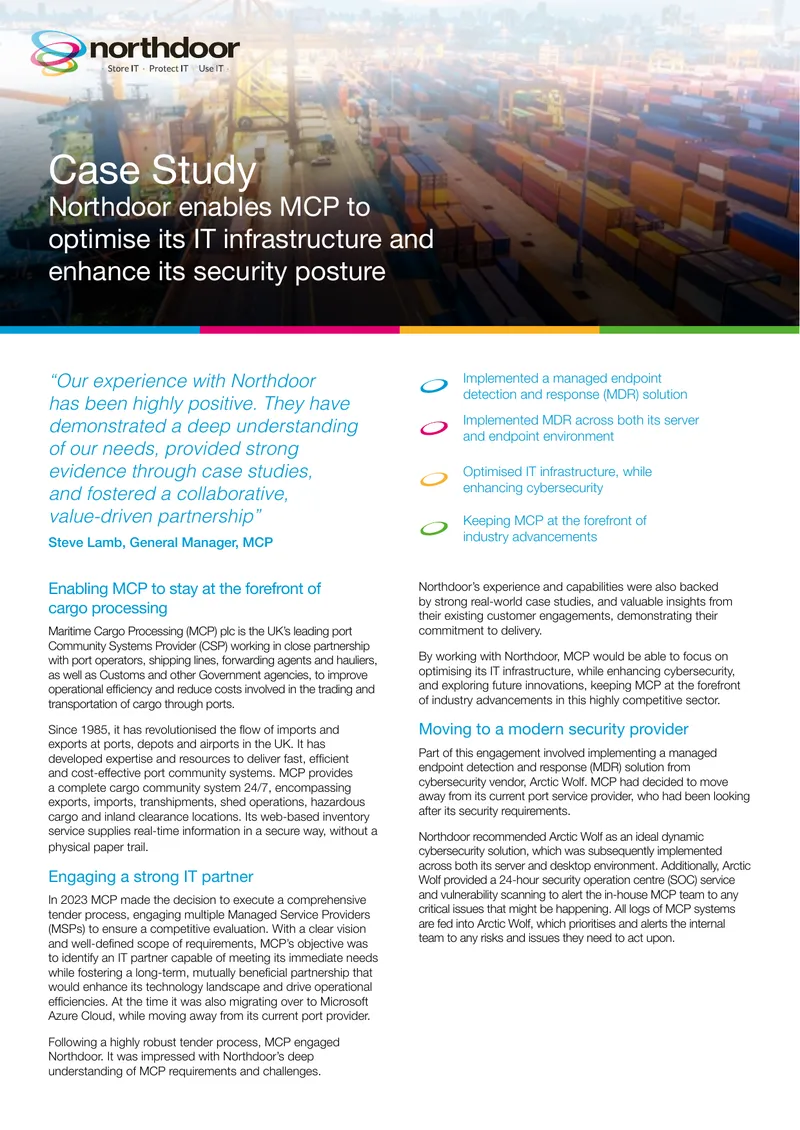 MCP Enhances IT Infrastructure and Cybersecurity