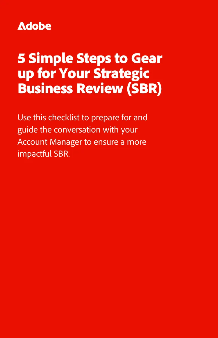Checklist for Strategic Business Review Preparation