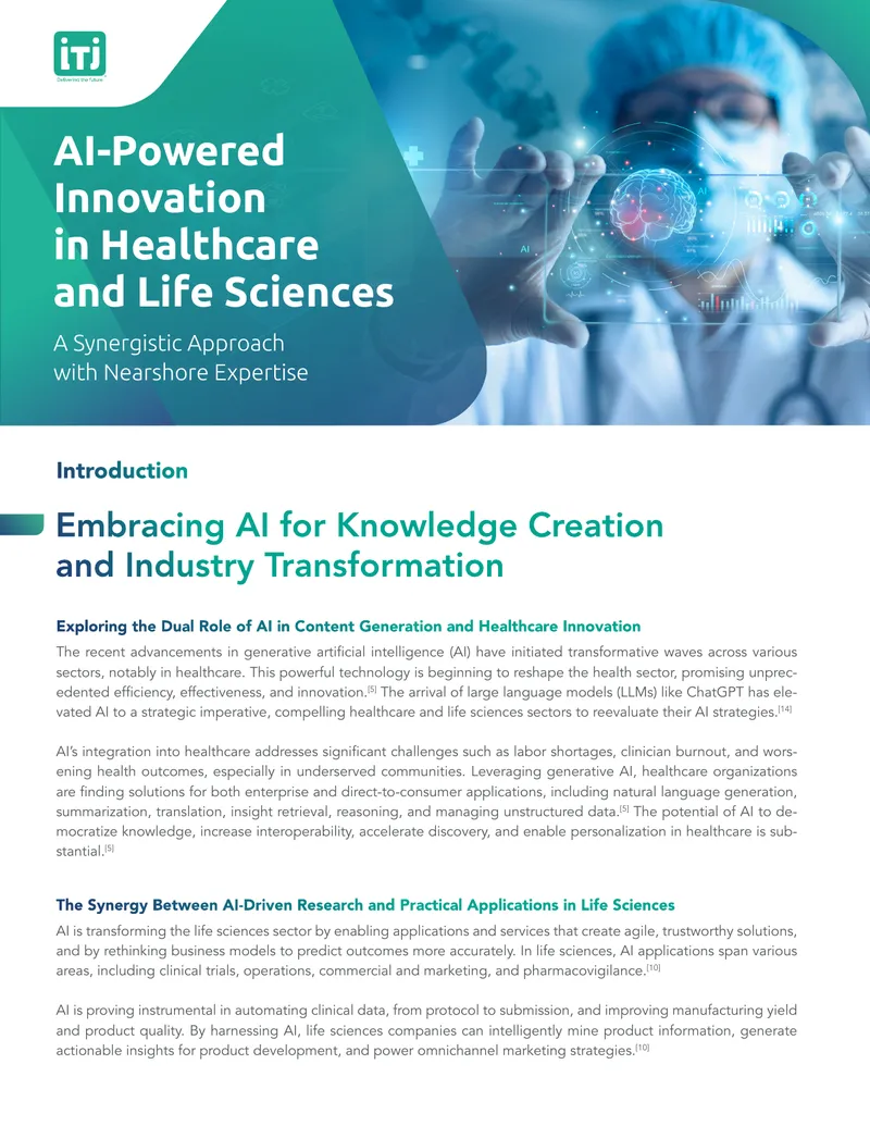 AI Integration in Healthcare and Life Sciences