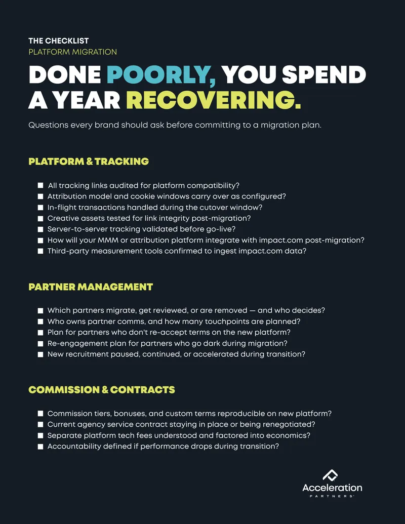 Migration Plan Considerations for Brands