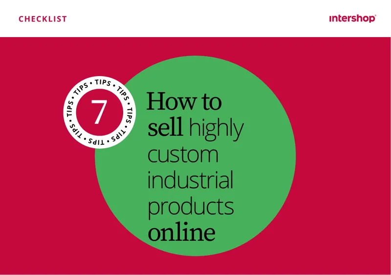 Selling Complex Industrial Products Online