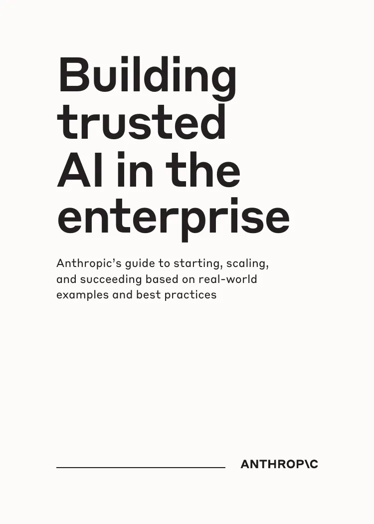 Building Trusted AI in the Enterprise