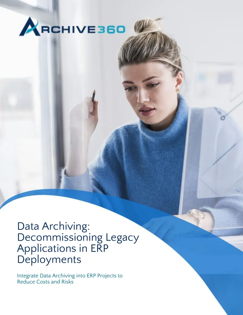 Data Archiving for Legacy Applications in ERP Deployments