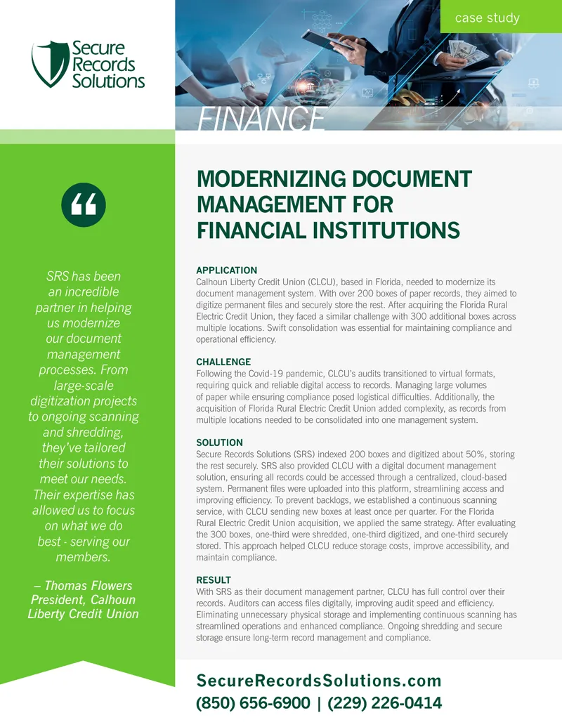 Modernizing Document Management for Financial Institutions