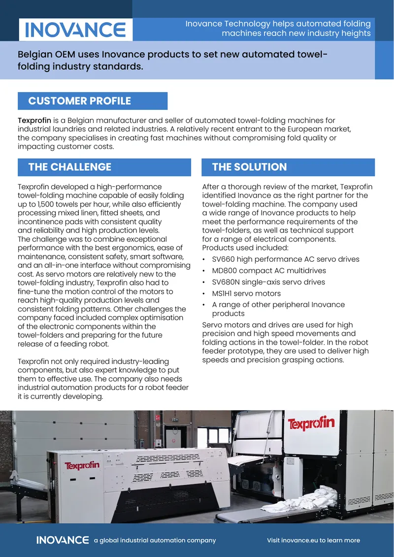 Automation Case Study on Towel-Folding Machines