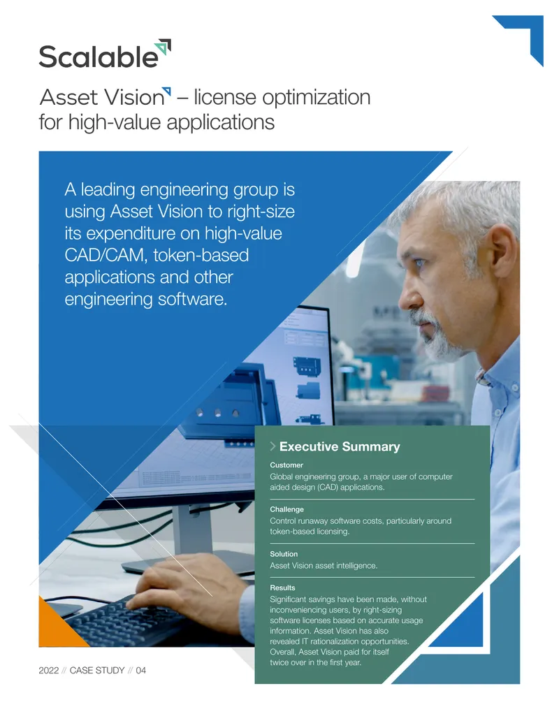 Asset Vision License Optimization Case Study