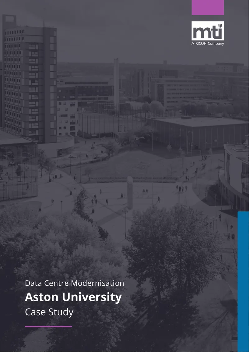 Aston University Data Centre Modernisation Case Study