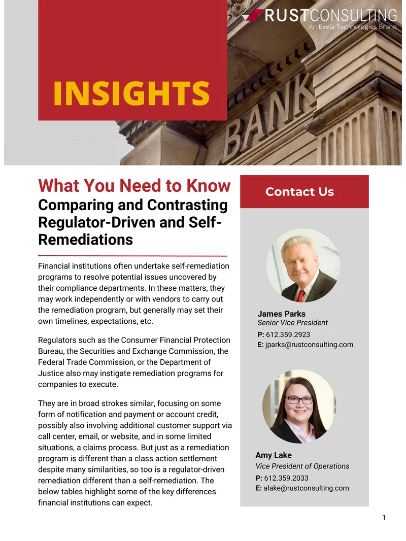 Comparing Regulator-Driven and Self-Remediation Programs