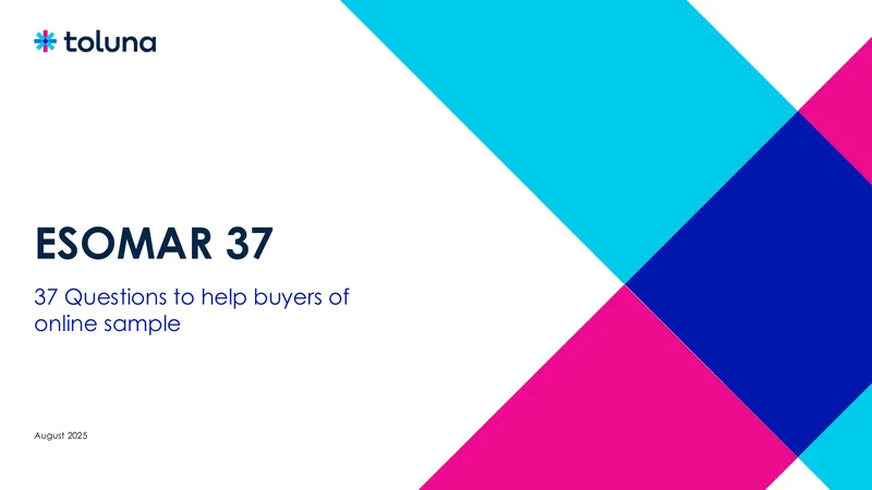 Questions for Online Sample Buyers