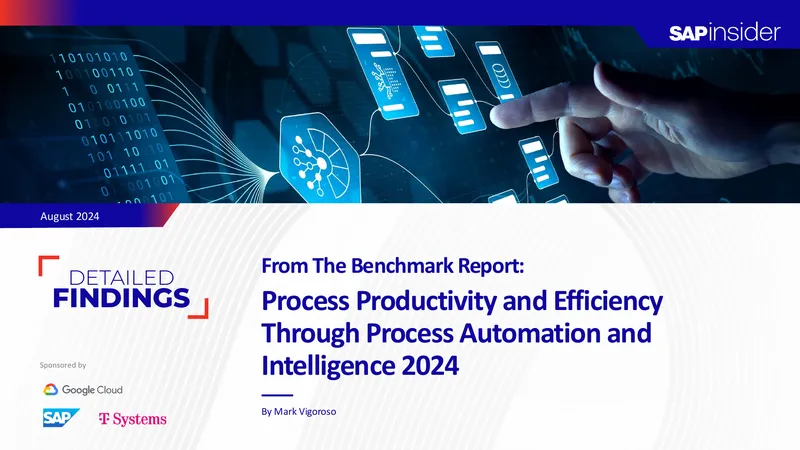 Process Productivity and Efficiency Through Automation