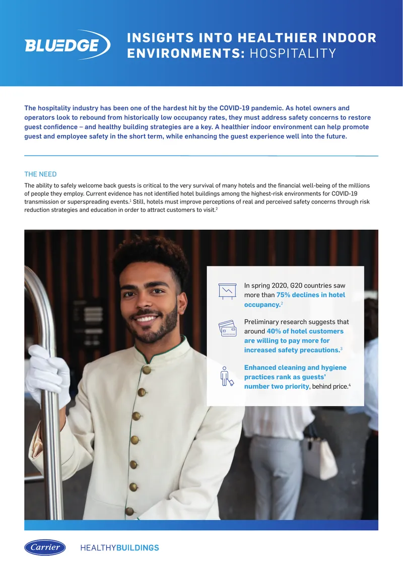 Healthier Indoor Environments in Hospitality